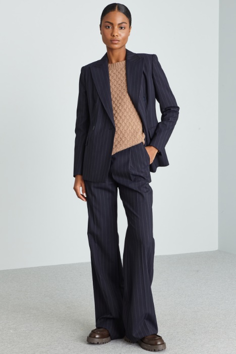 Long pinstripe trousers Intrend