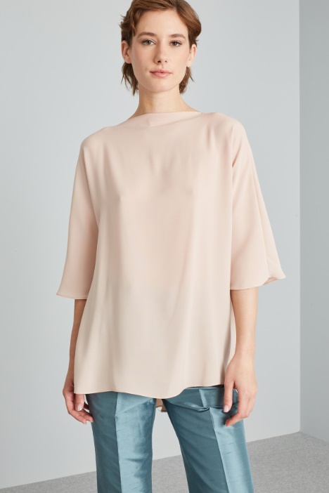 Blouse with back draping Intrend