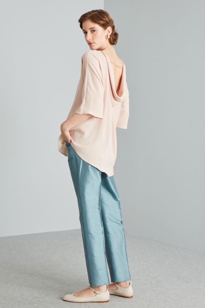 Blouse with back draping Intrend