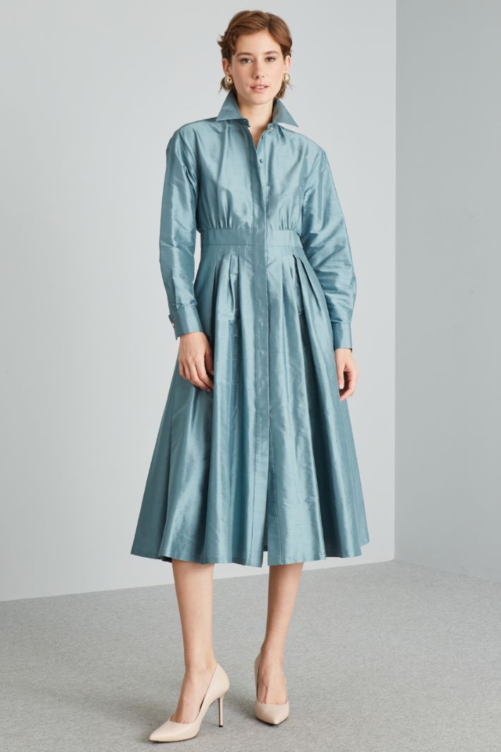 Shantung shirt dress Intrend - 3