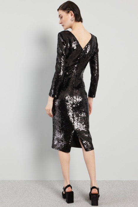 Abito a tubino con paillettes