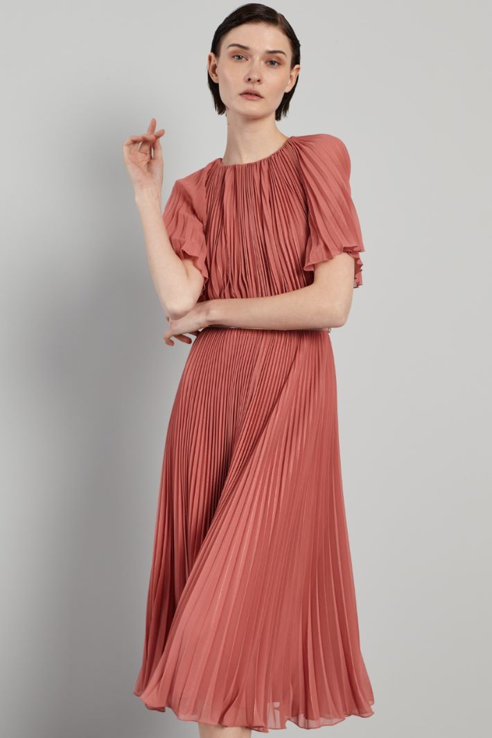 Pleated sable dress Intrend - 3