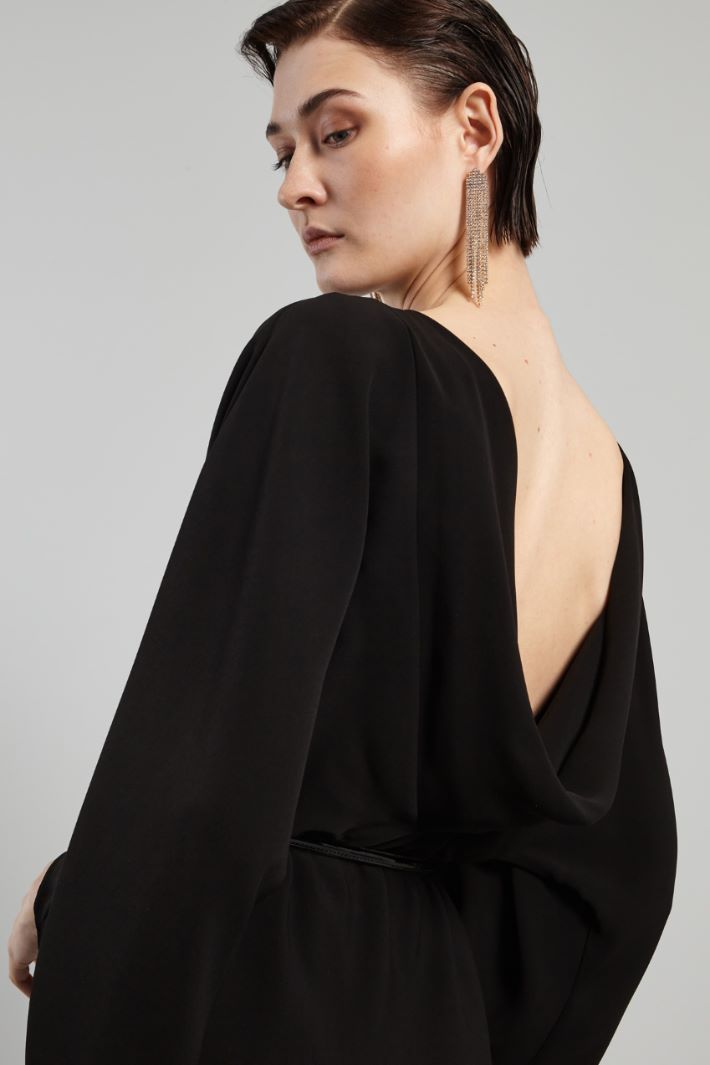 Dress with draped back Intrend - 4