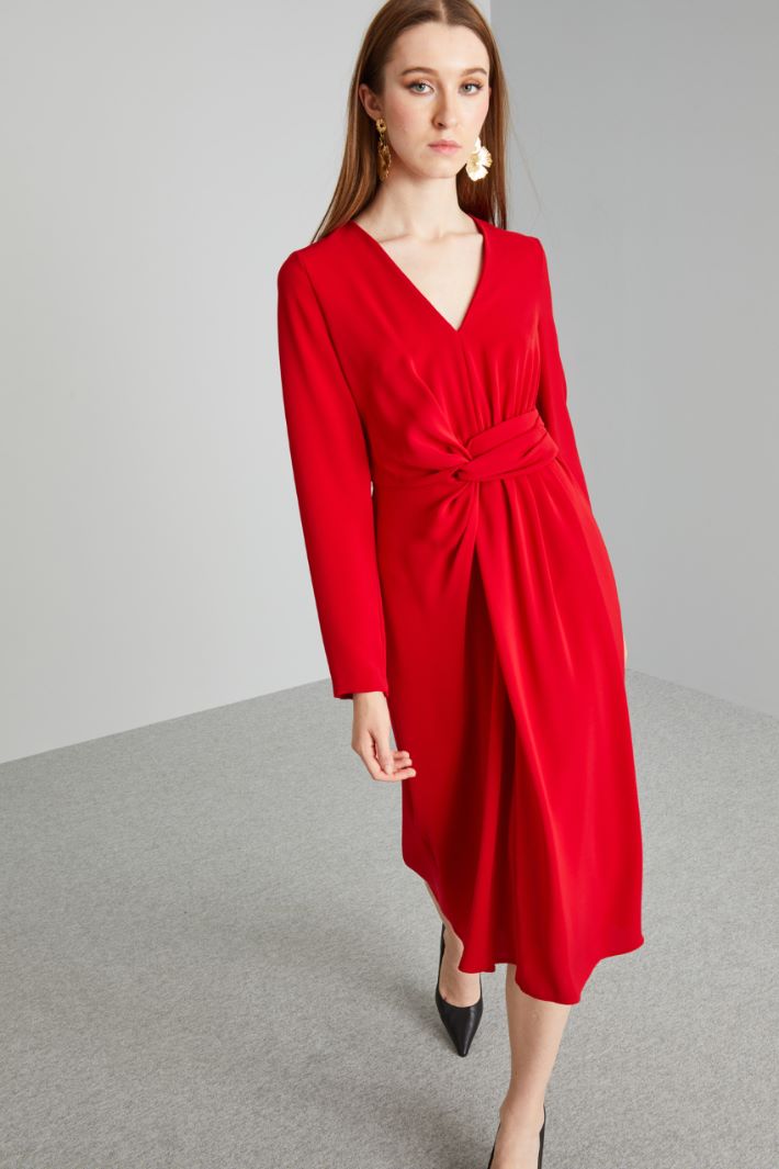 Draped cady dress Intrend - 3