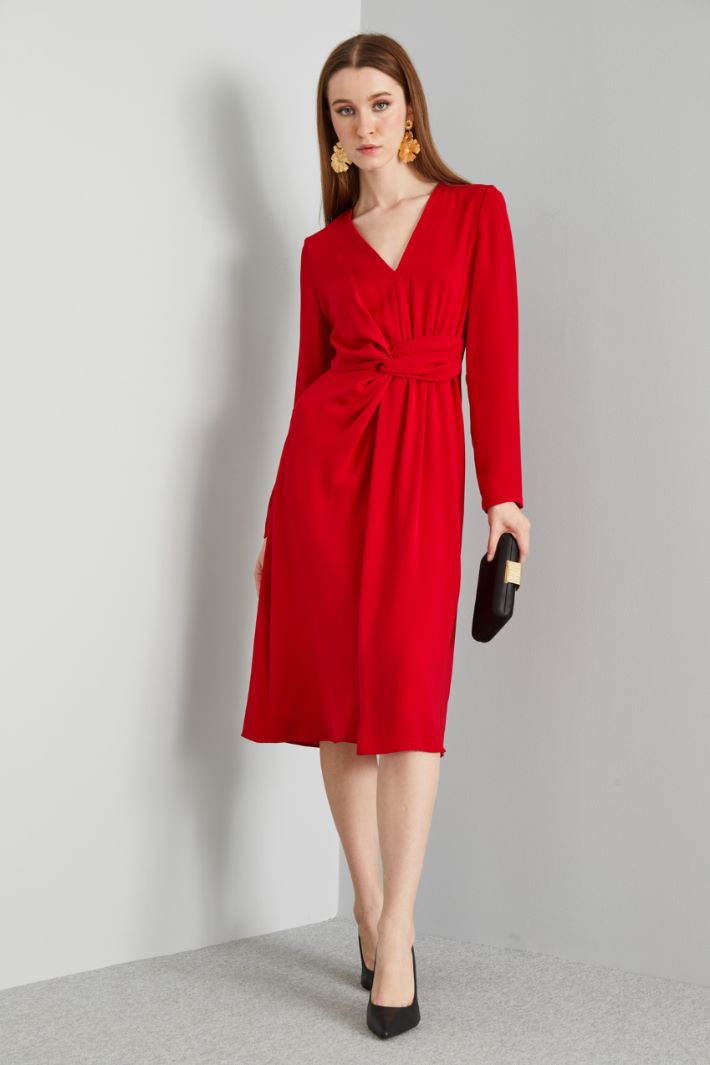 Draped cady dress Intrend