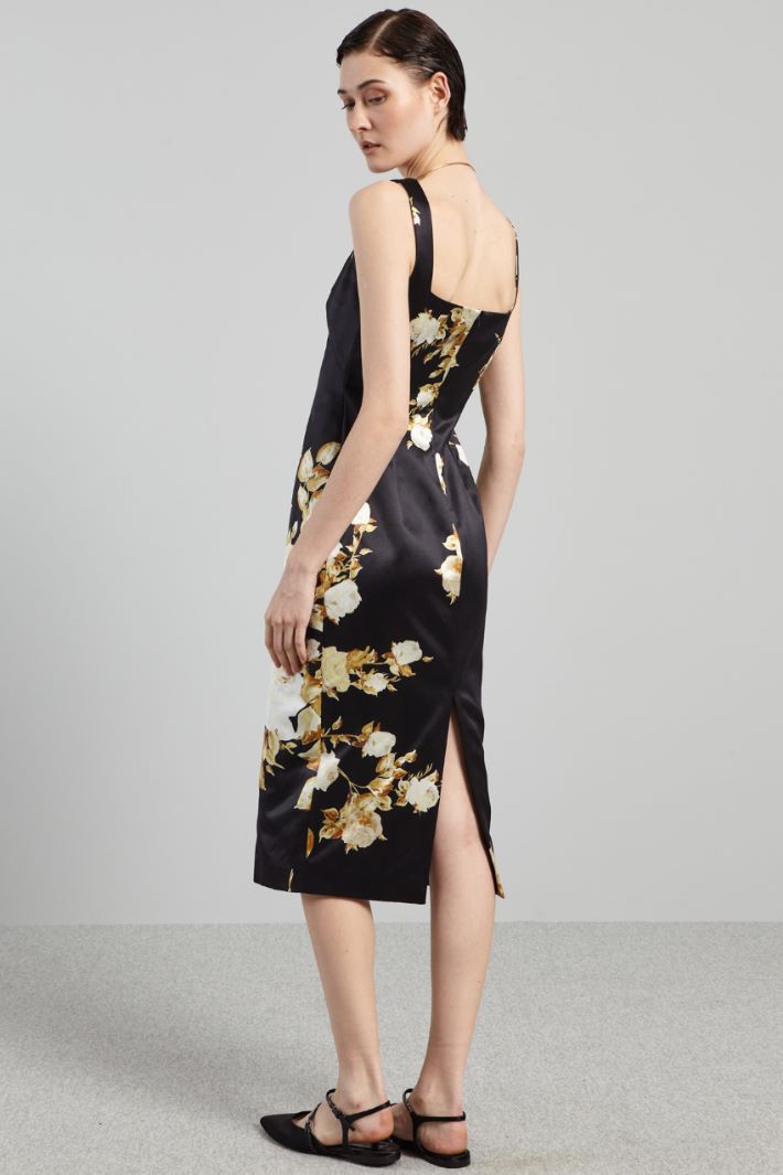 Printed duchesse dress Intrend - 2