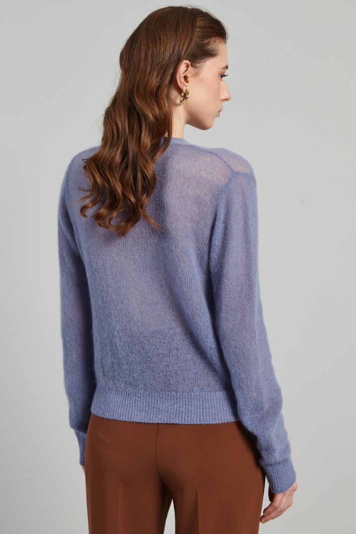 Cardigan in garza di mohair Intrend - 2