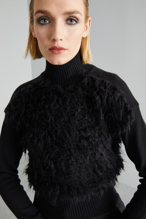 Maglia in similpelliccia