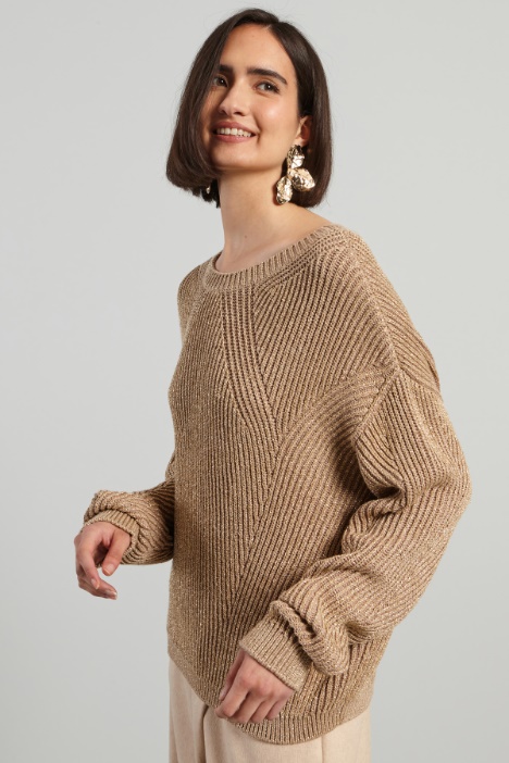 Jersey con mangas de sisa caída