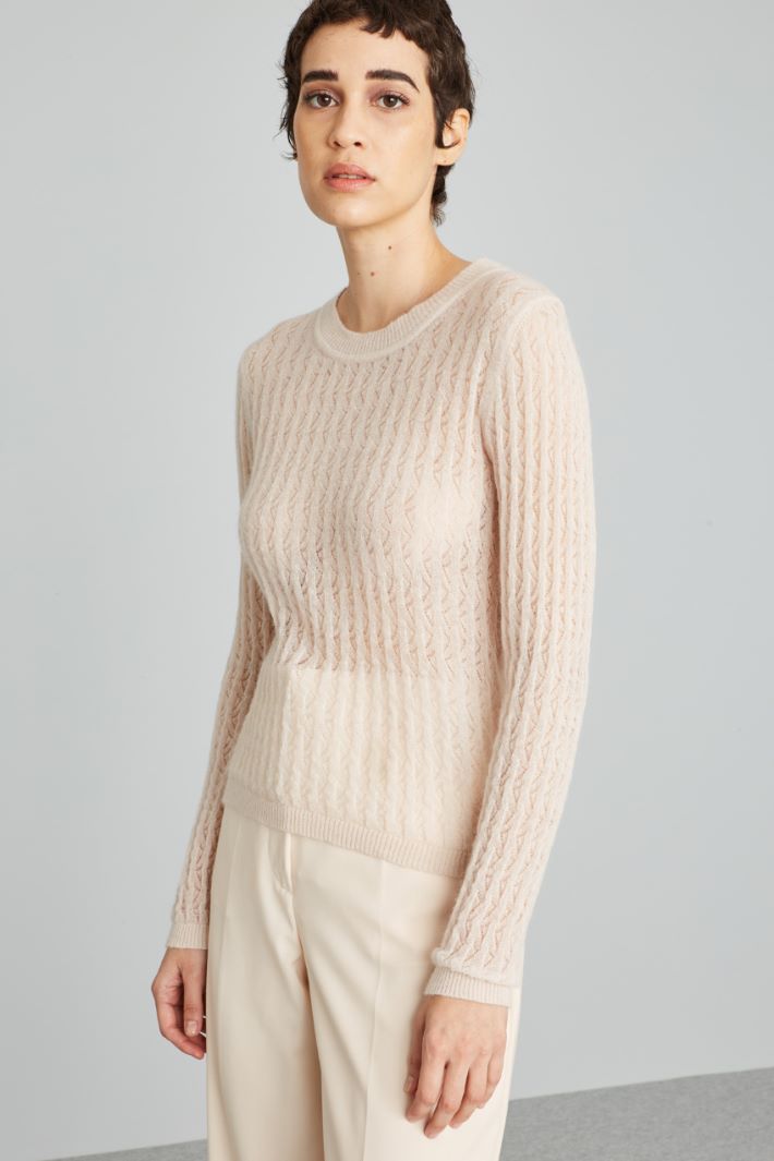 Mohair gauze sweater Intrend - 3