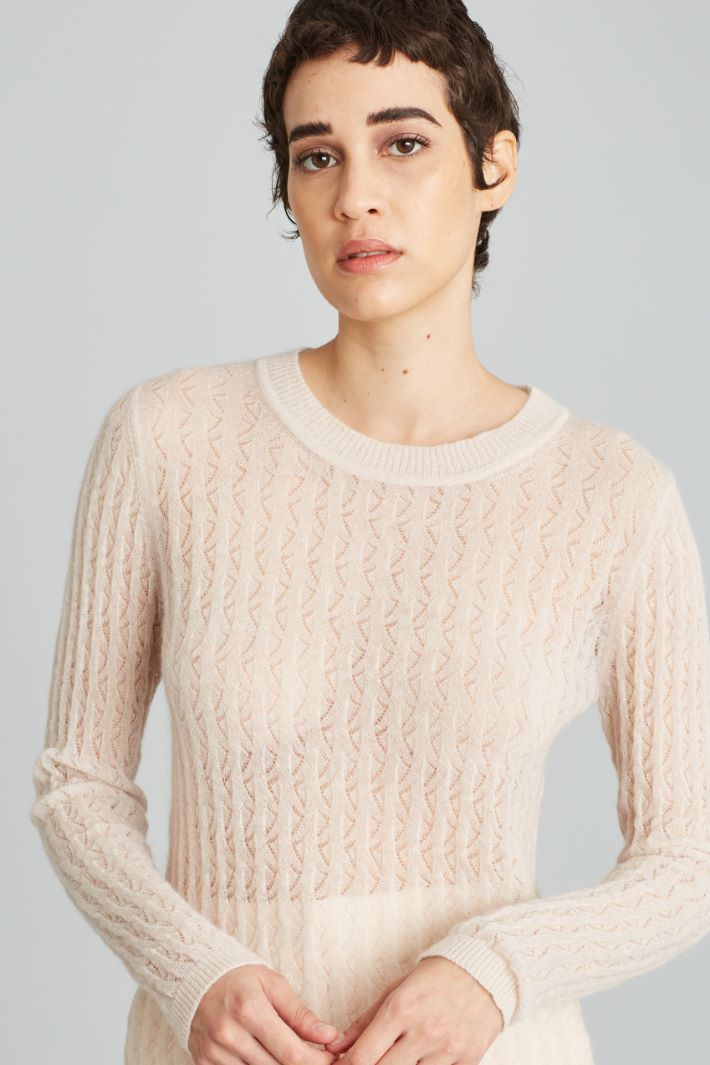 Mohair gauze sweater Intrend - 4