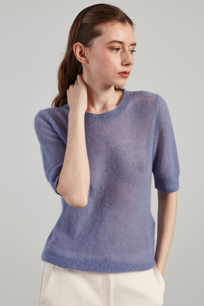 Mohair gauze sweater Intrend - 3