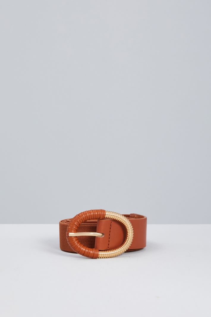 Belt with oval buckle Intrend