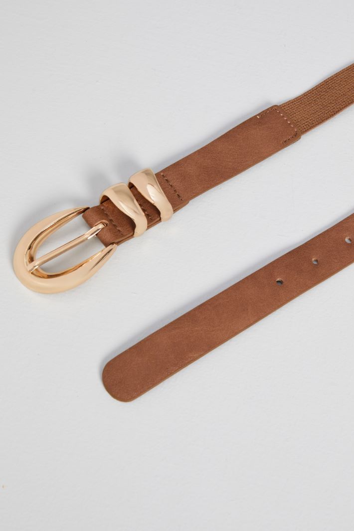 Belt with oval buckle Intrend - 2