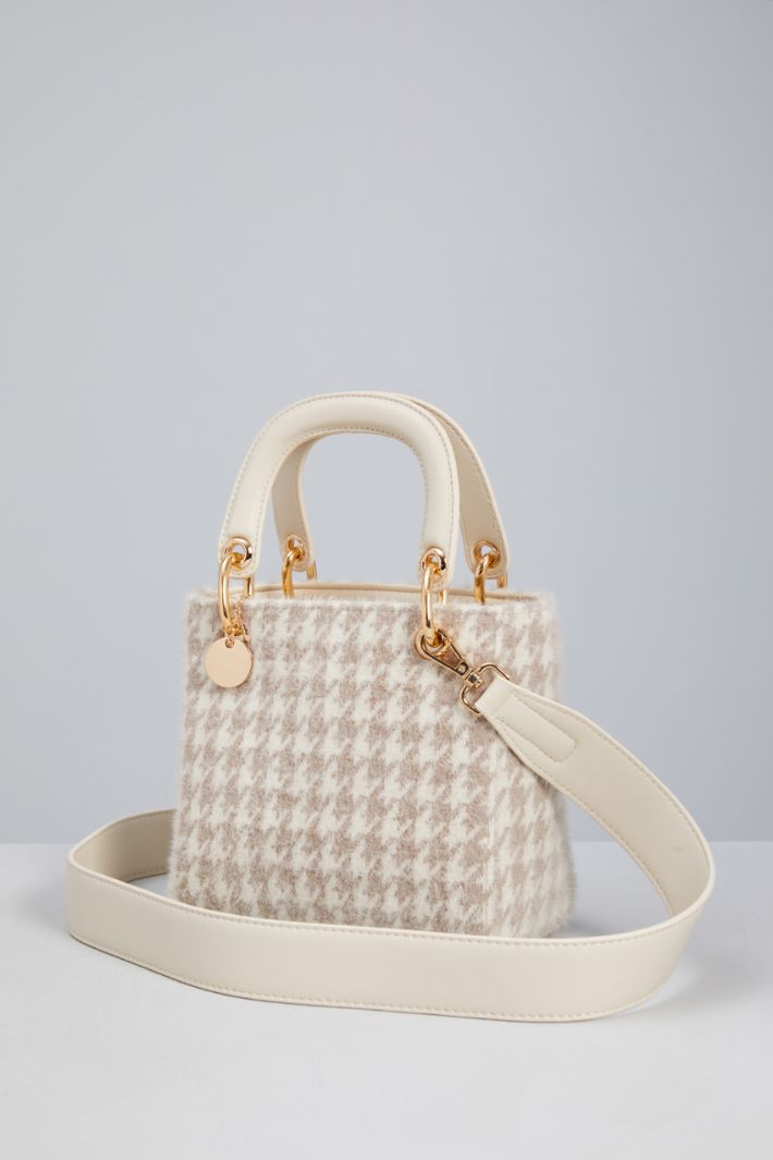 Handbag in brushed knit Intrend - 2