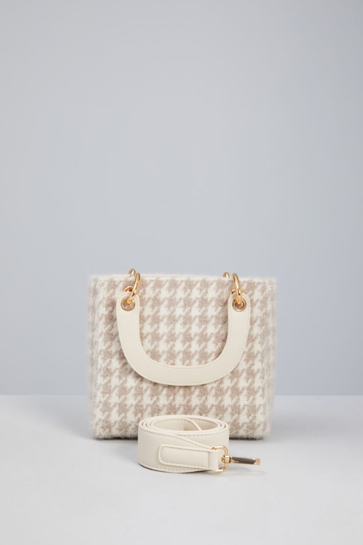 Handbag in brushed knit Intrend - 3