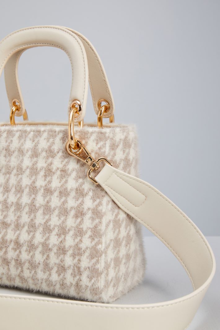 Handbag in brushed knit Intrend - 4