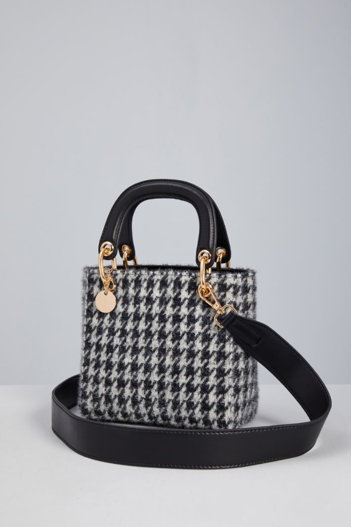 Handbag in brushed knit Intrend - 2