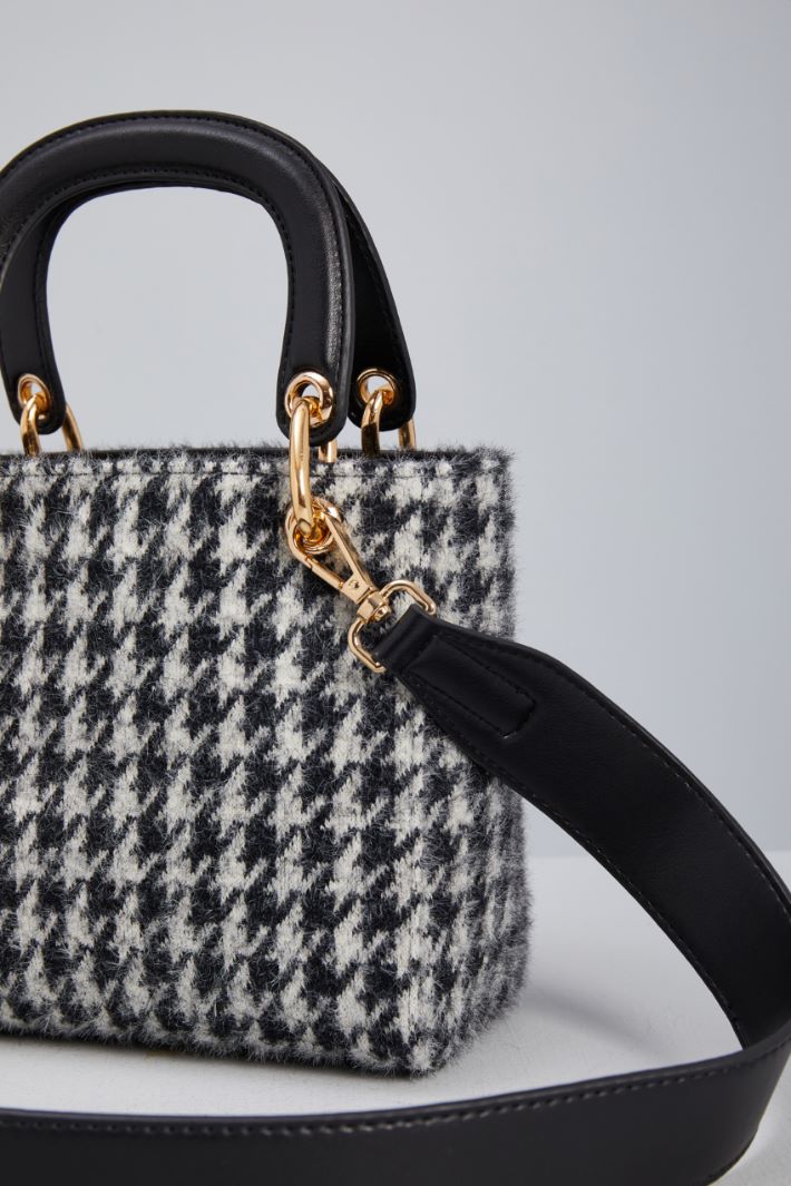 Handbag in brushed knit Intrend - 4