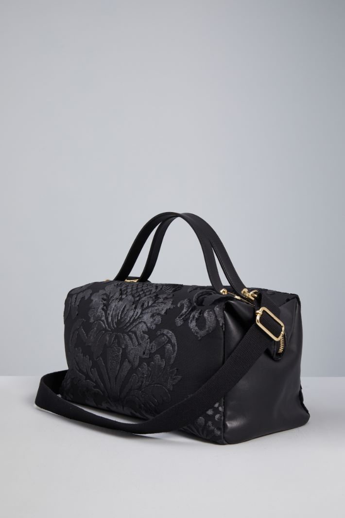 Boston bag in brocade fabric Intrend - 2