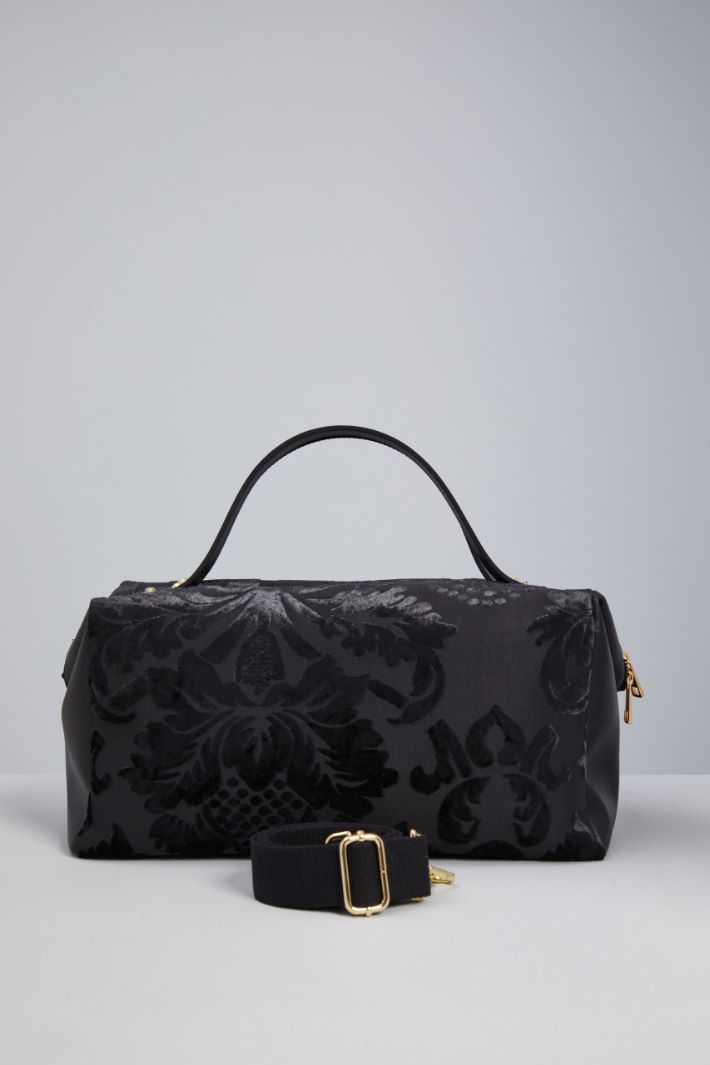 Boston bag in brocade fabric Intrend - 3