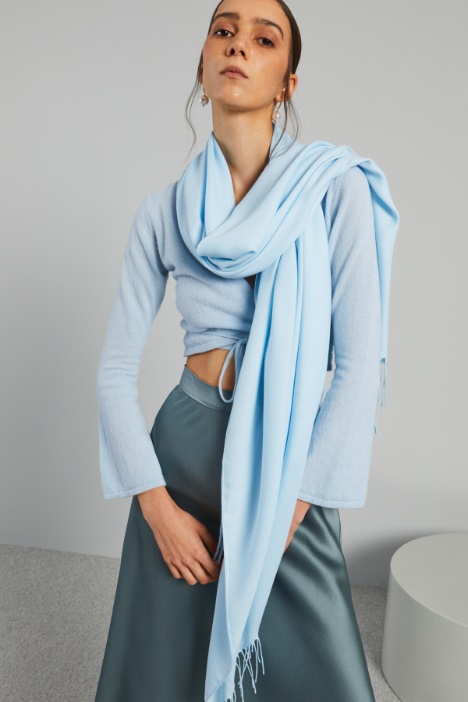 Plain-coloured stole Intrend