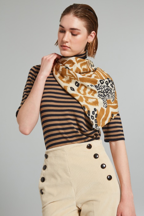 Foulard in pura viscosa