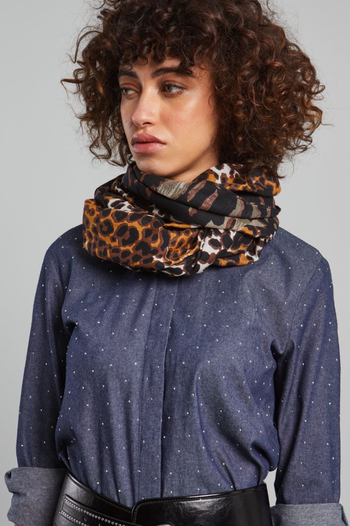 Printed stole Intrend - 2