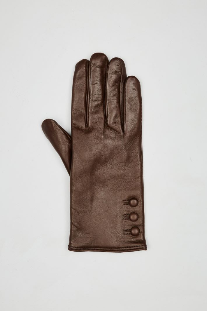 Gloves with buttons Intrend - 2