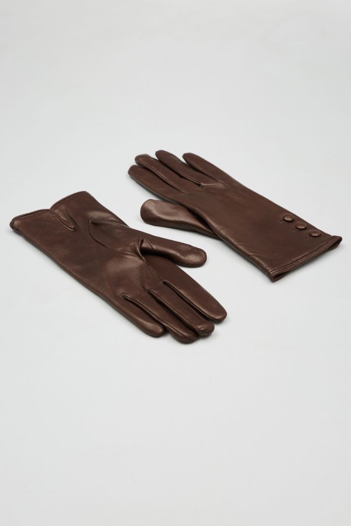 Gloves with buttons Intrend