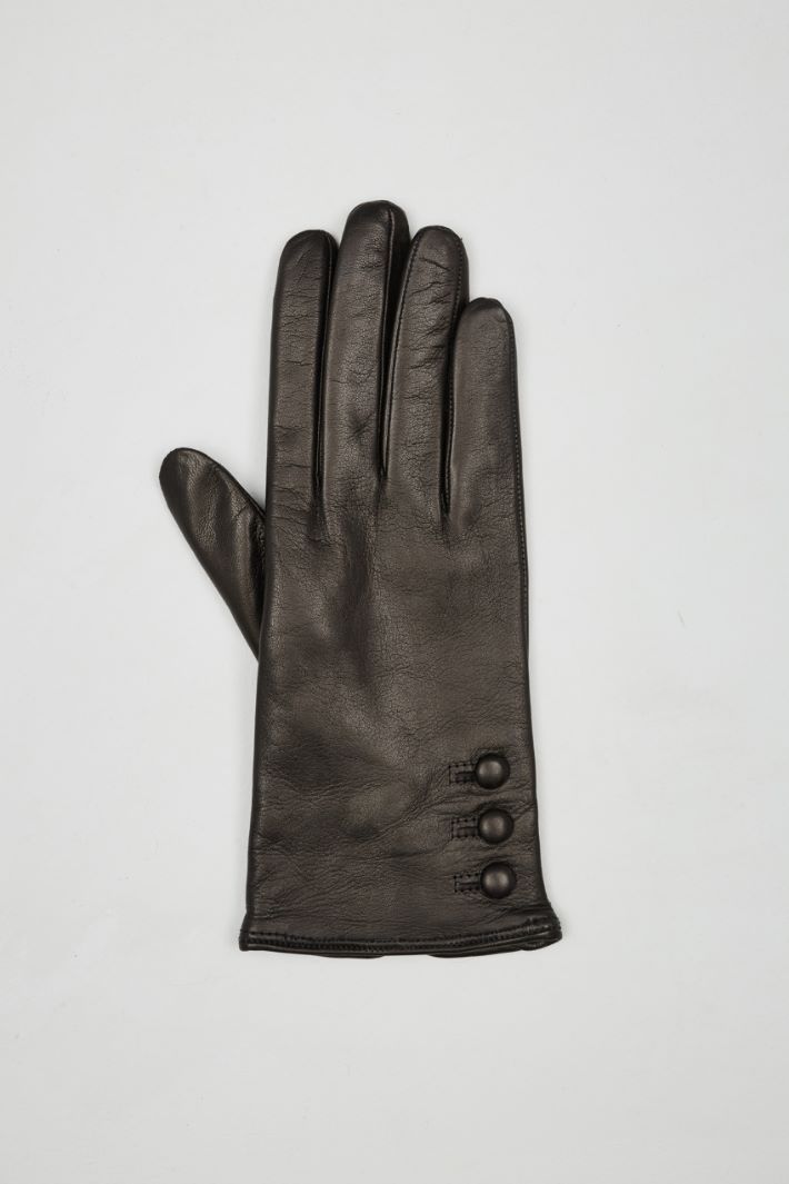 Gloves with buttons Intrend - 2