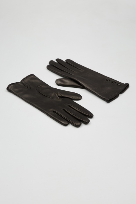 Gloves with buttons Intrend