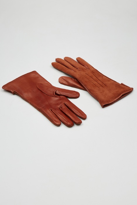 Suede effect gloves Intrend