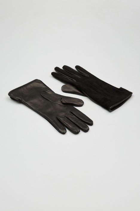 Suede effect gloves Intrend