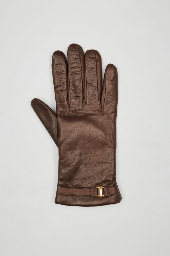 Gloves with metal detail Intrend - 2