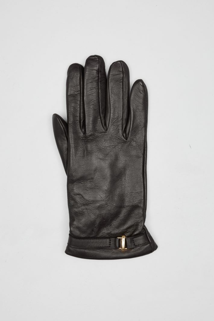 Gloves with metal detail Intrend - 2