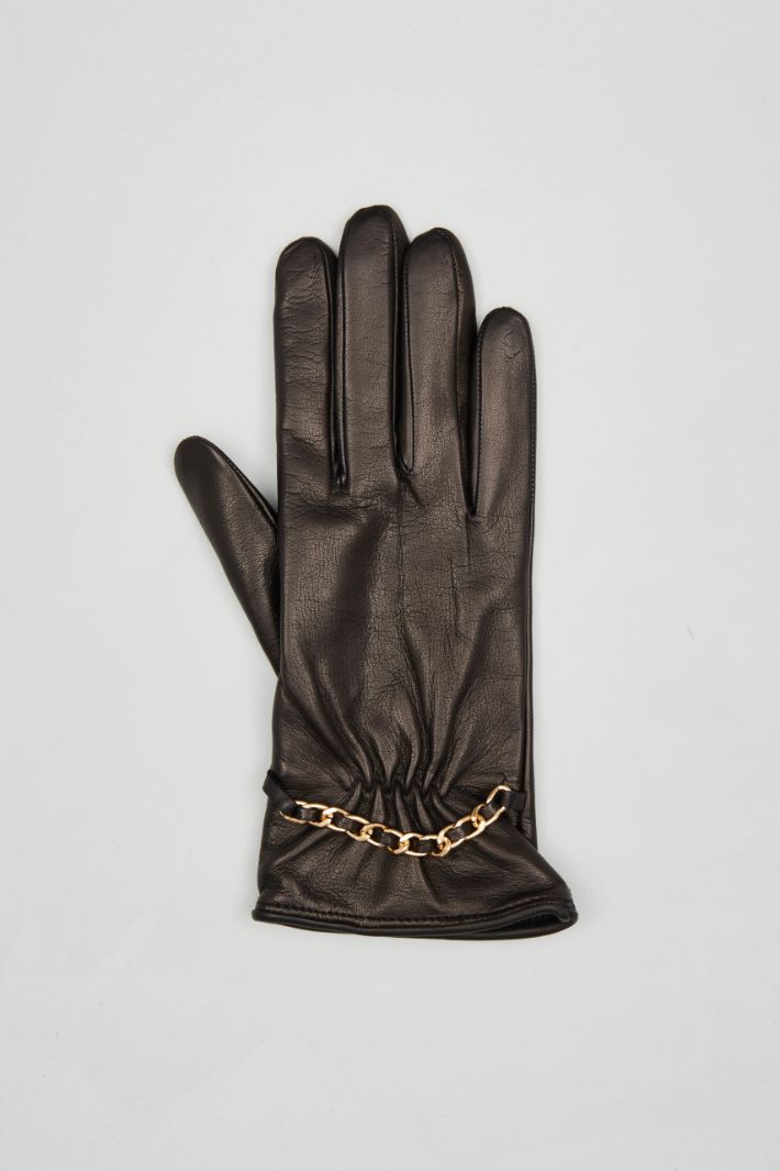 Gloves with chain Intrend - 2