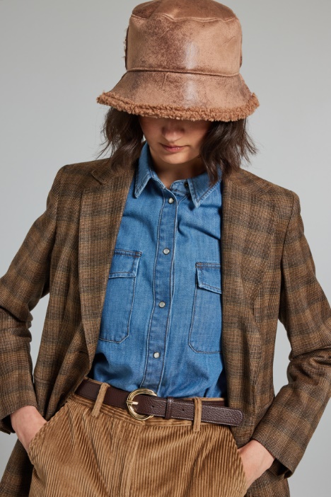 Cappello dal finish cangiante