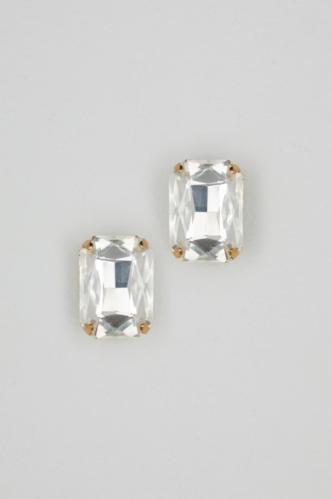 Macro rhinestone earrings Intrend