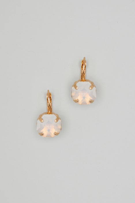 Earrings with geometric rhinestones Intrend