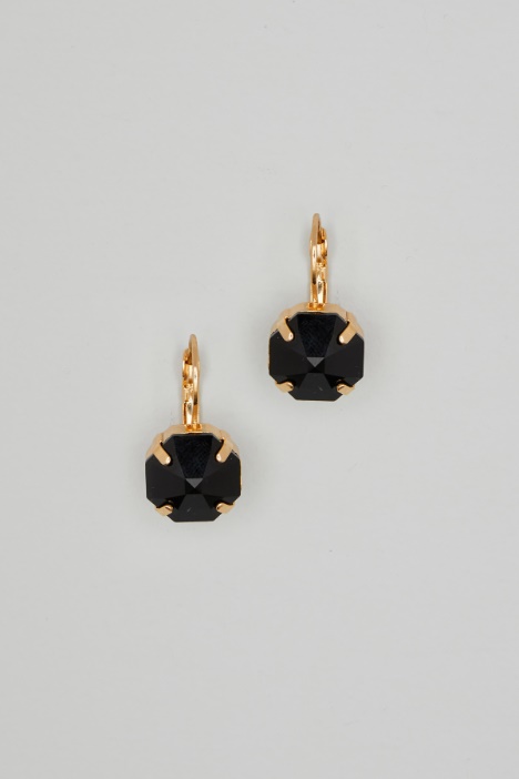 Earrings with geometric rhinestones Intrend