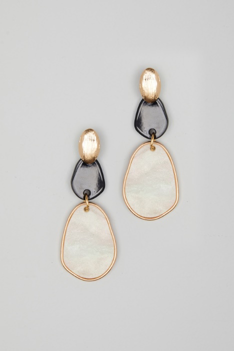 Flat drop earrings Intrend