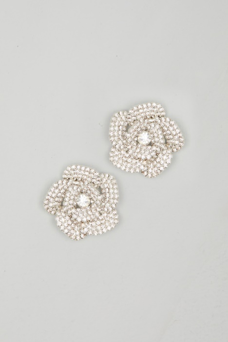 Rhinestone earrings Intrend