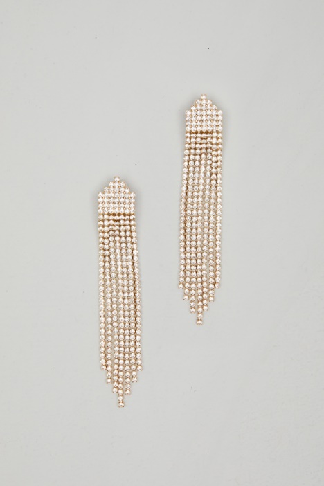 Rhinestone drop earrings Intrend