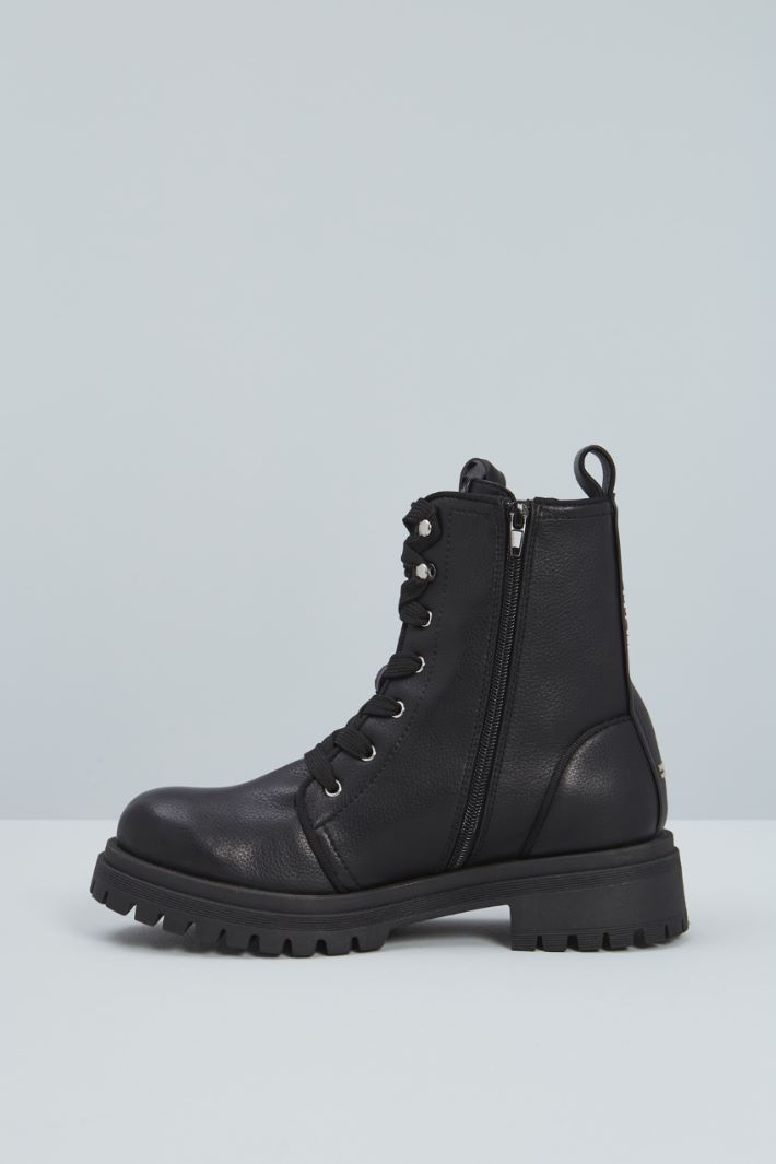 Combat boots with rubber inserts Intrend - 3