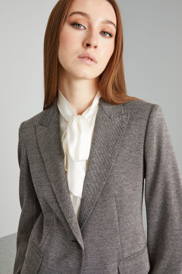 Jacquard jersey jacket Intrend - 4