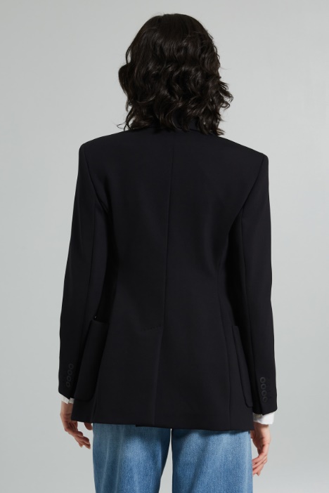 Blazer in jersey compatto