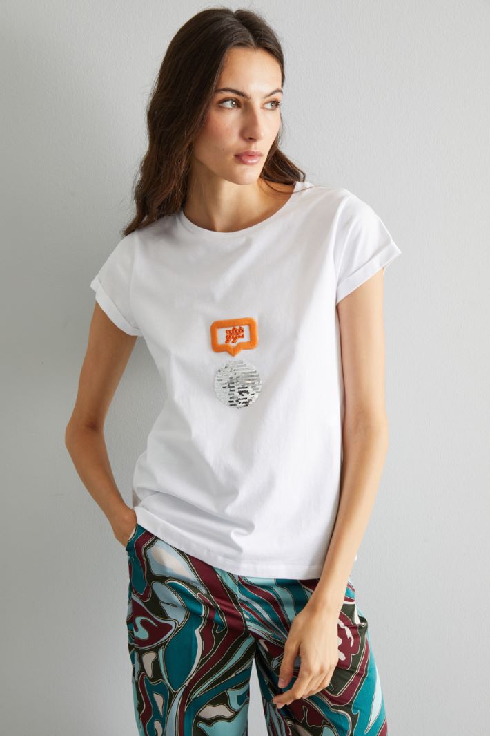 Printed jersey T-shirt Intrend - 3