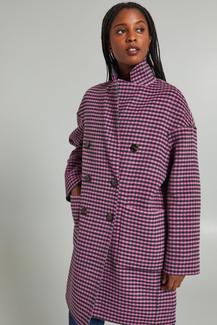 Reversible oversized coat Intrend - 4