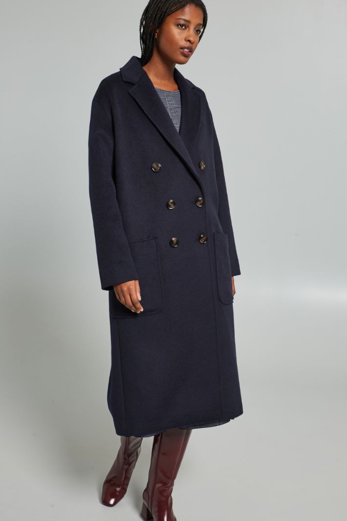 Long broadcloth coat Intrend - 3